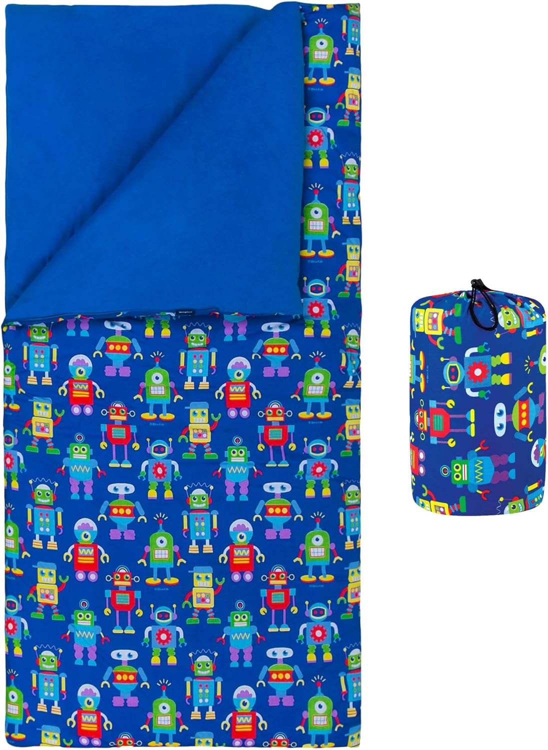 57" x30" x1.5"  Kids Sleeping Bag, Cotton Blend