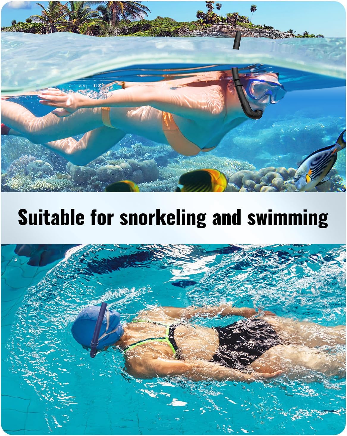 Adult Diving Snorkel Breathing Tube