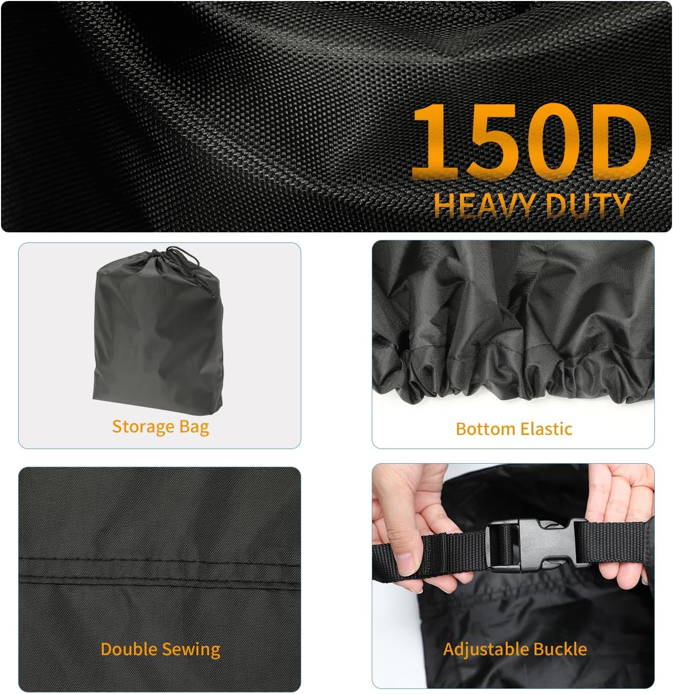137" * 37" Heavy Duty Snowmobile Cover