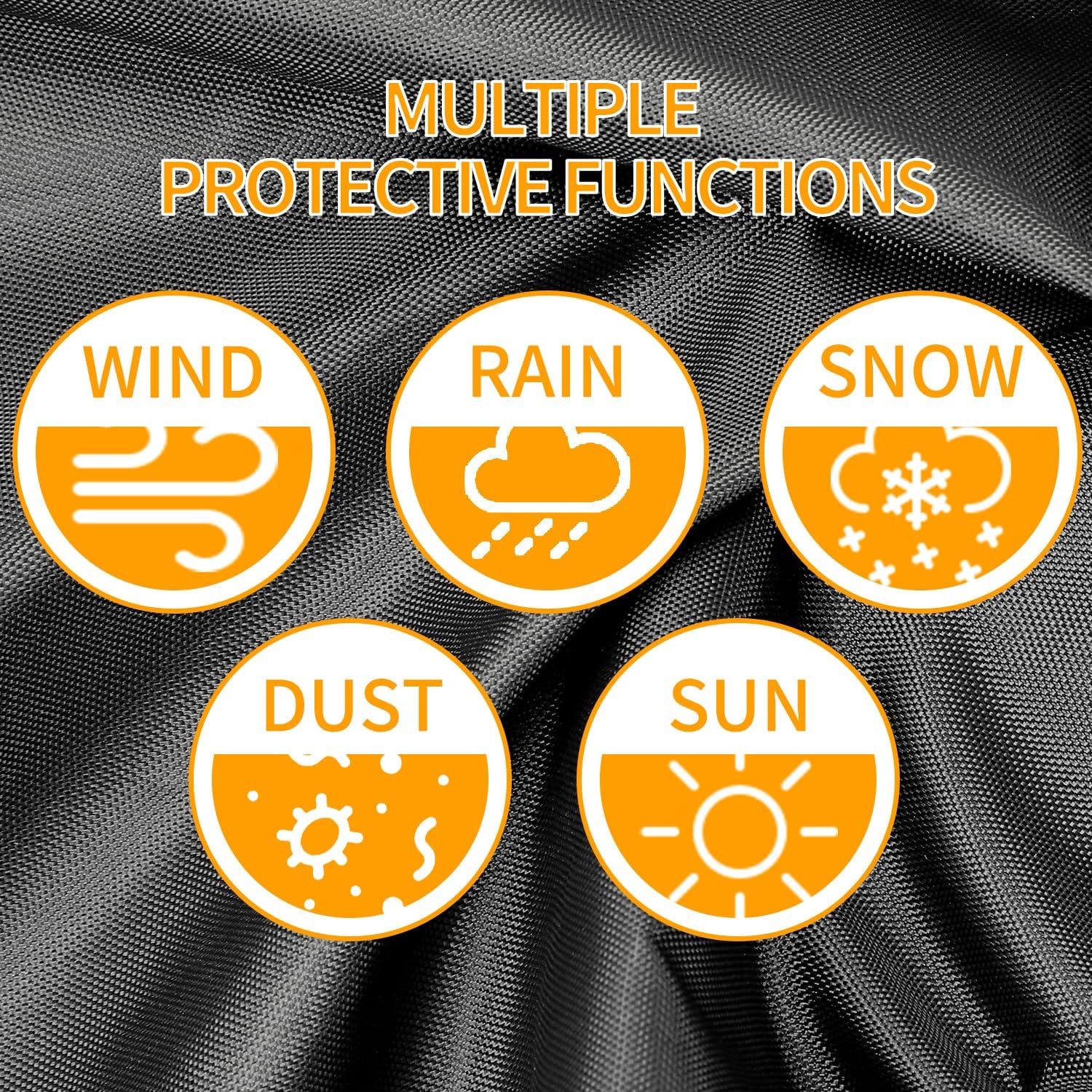 137" * 37" Heavy Duty Snowmobile Cover