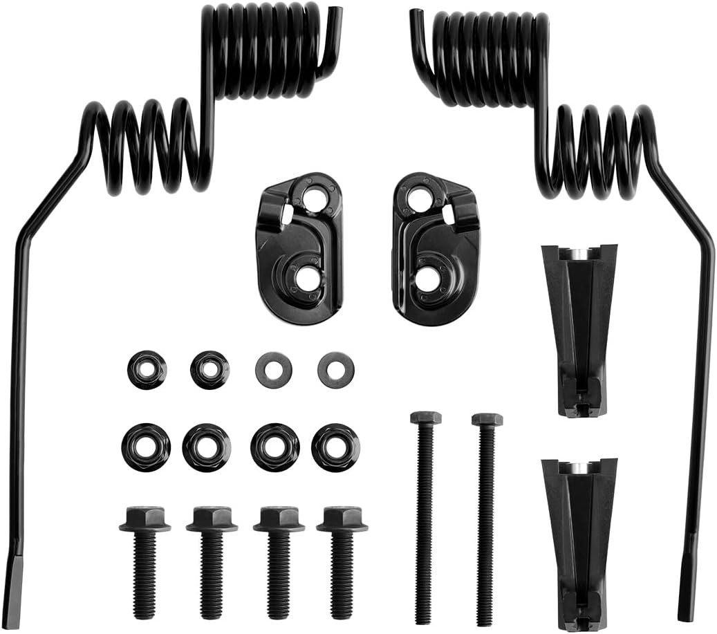 Snowmobile Ice Scraper Kit Spring Loaded Rail Mount