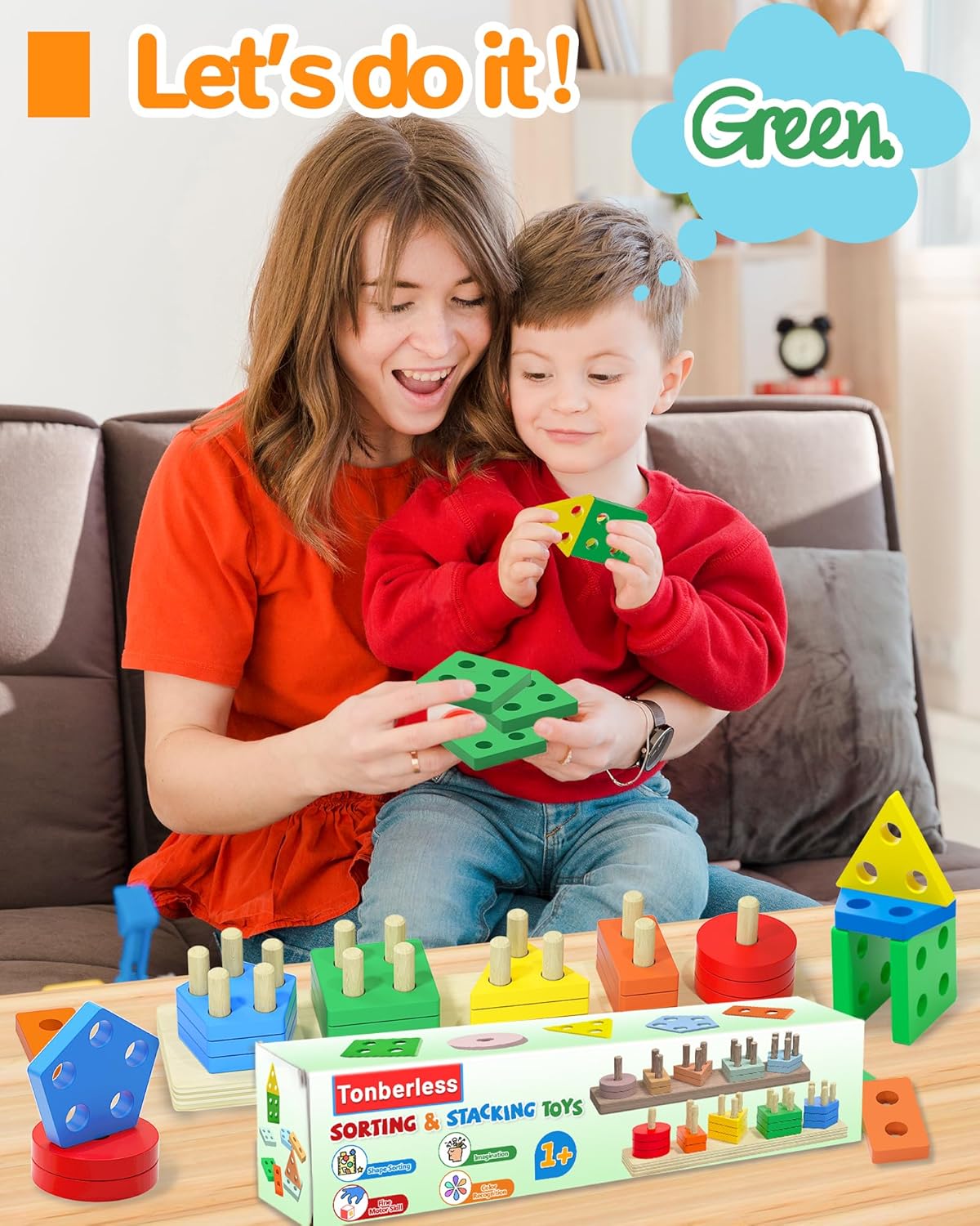 Learning Puzzle, 1-3 Years Old