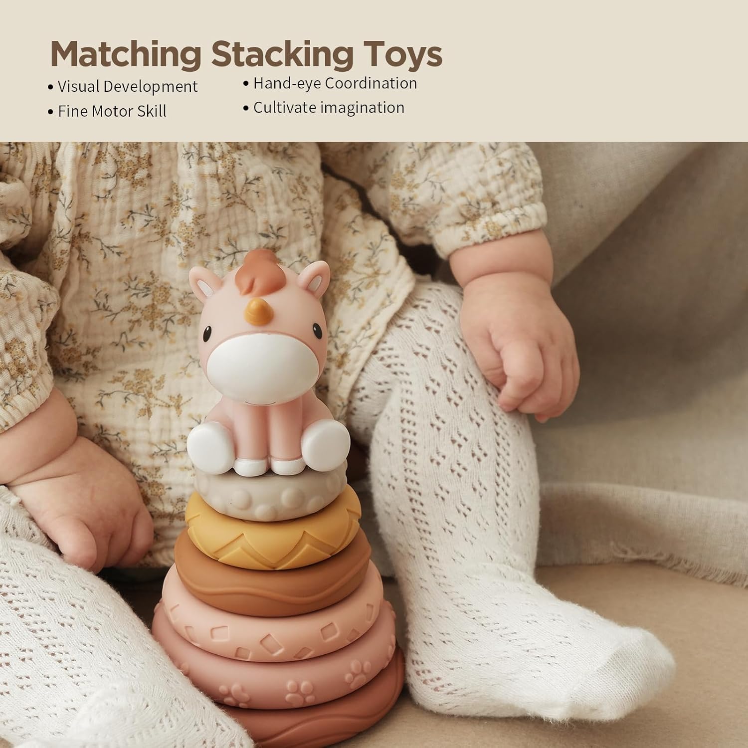 7 Pack Stacking and Nesting Baby Toys