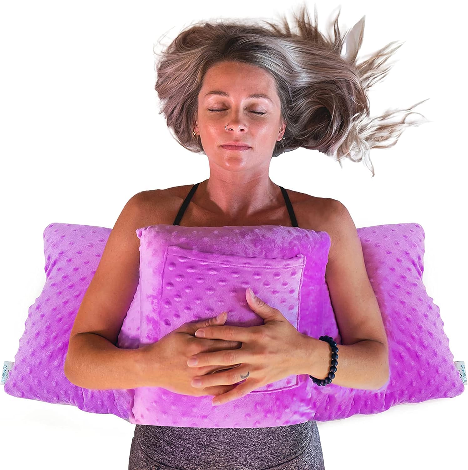 Mastectomy Pillow - Post Surgical Pillow, Post Mastectomy Essentials, Post Cardiac Surgery Breast, Reduce and Enhance Patient Sleep, Recovery Seat Belt Protection - Surgical Gifts