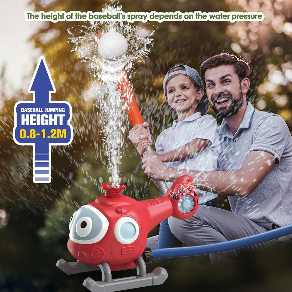 2 in 1 Sprinkler Baseball Playset