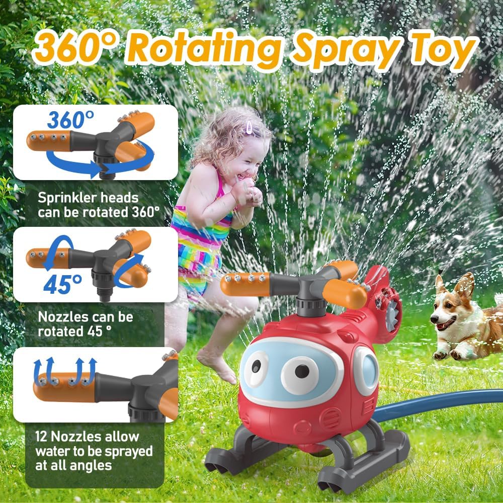 2 in 1 Sprinkler Baseball Playset
