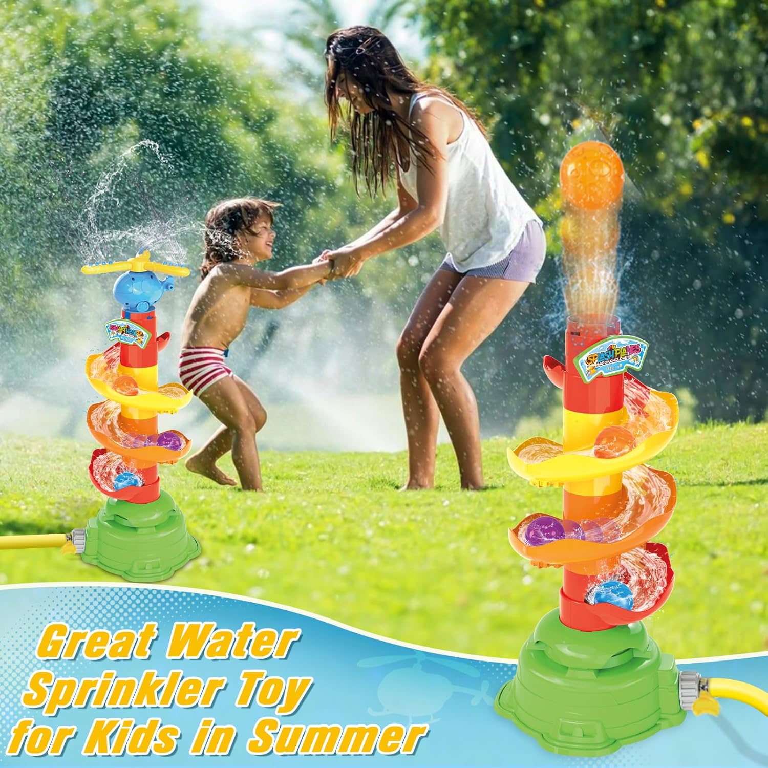 Water Sprinkler for Kids Yard
