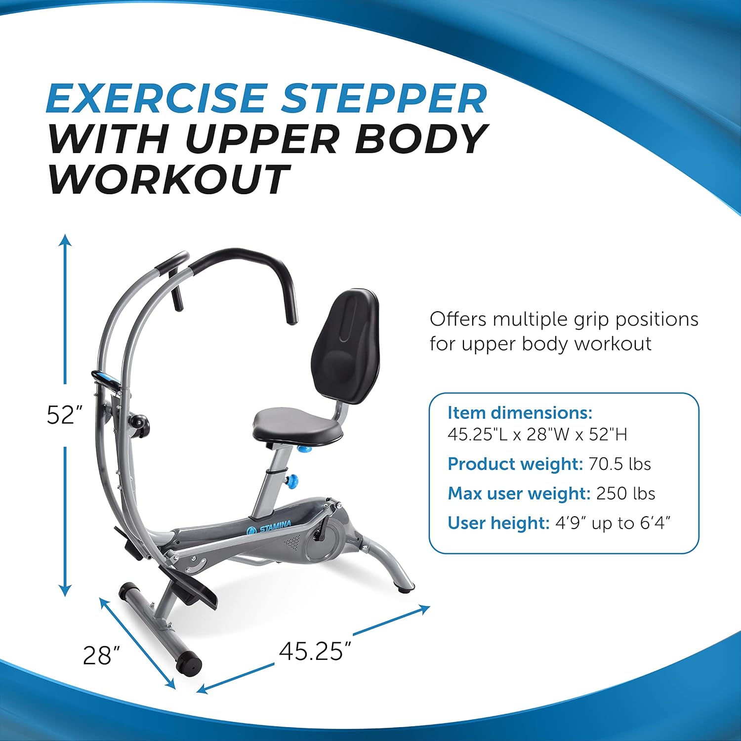 Products Folding Stepper with Monitor