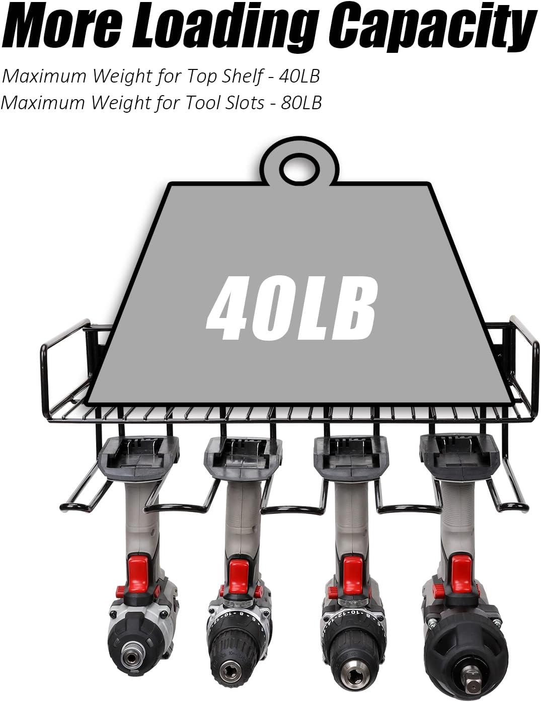Heavy Duty Tool Organizer, 40.6x19.1x15 cm