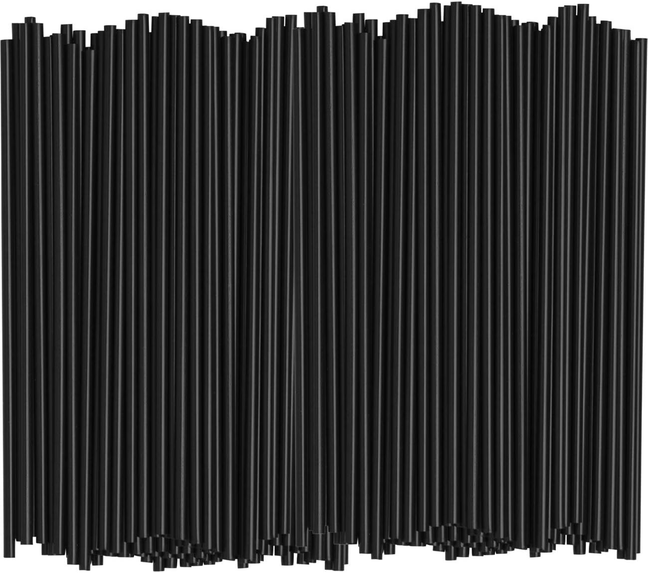 Comfy Package [2000 pcs] 5 Inch Coffee Stirrer, Cocktail Straw - Disposable Plastic Stirring Stick - Black