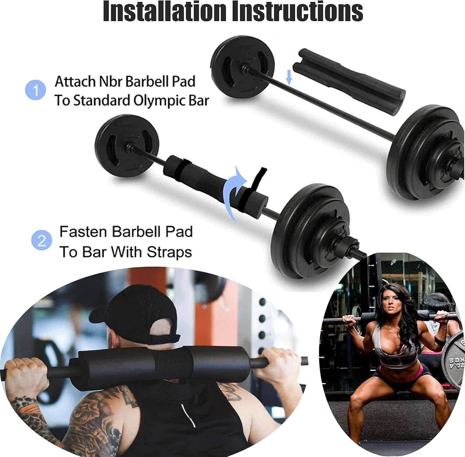 Foam Barbell Pad for Squats