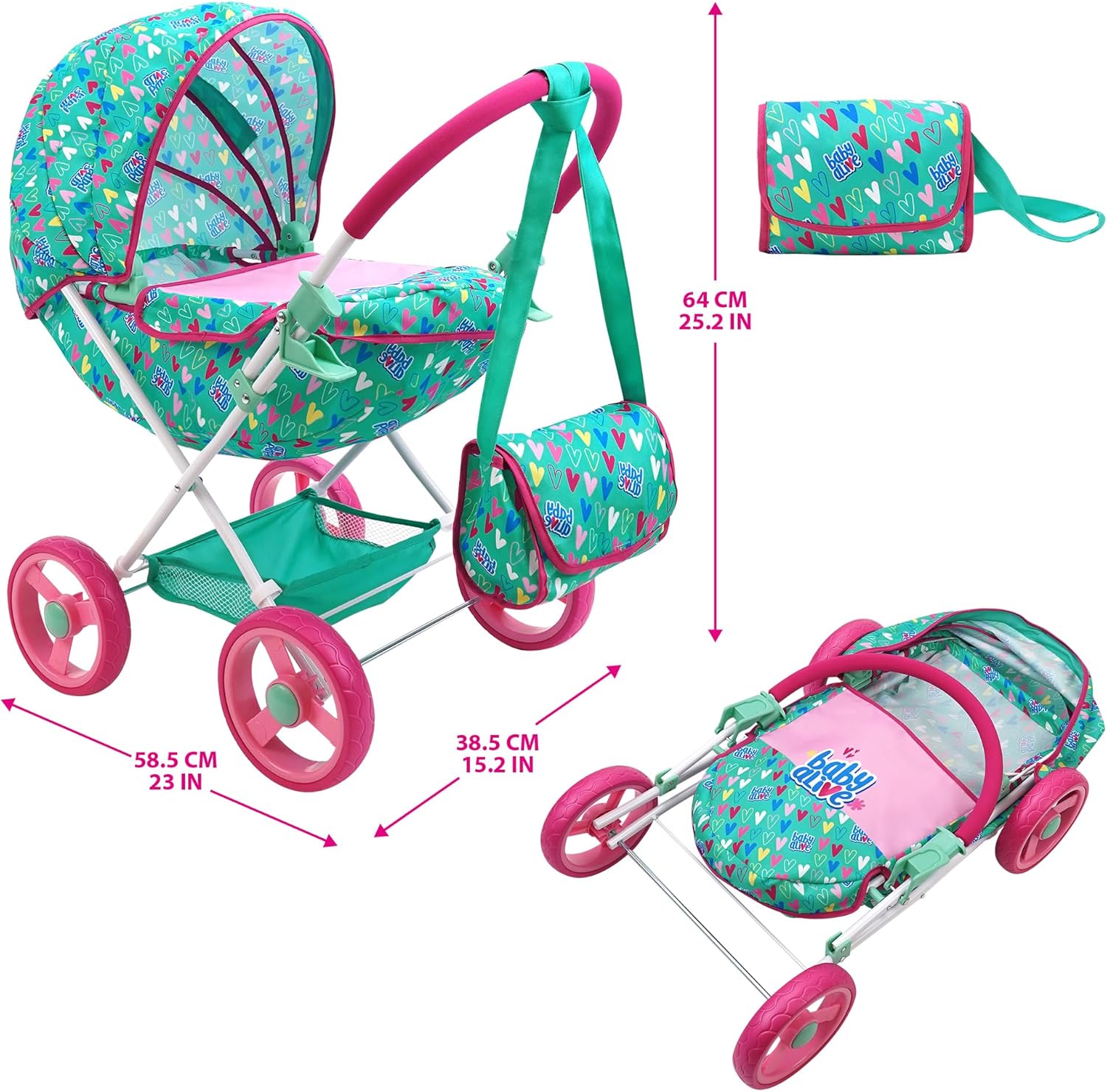 Deluxe Classic Doll Stroller