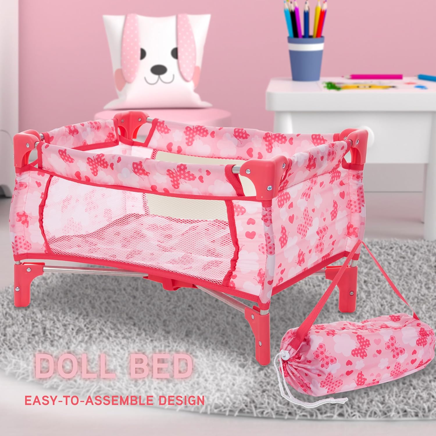 Dolls To Play - Baby Pushchair Set