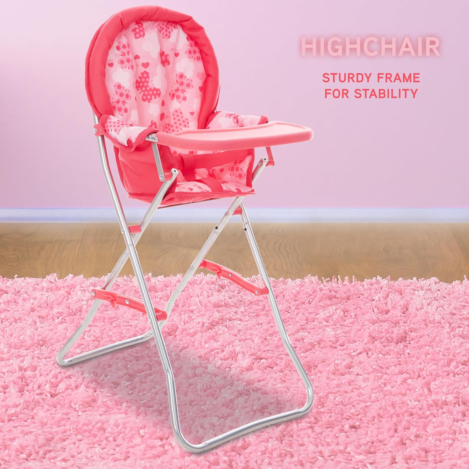 Dolls To Play - Baby Pushchair Set