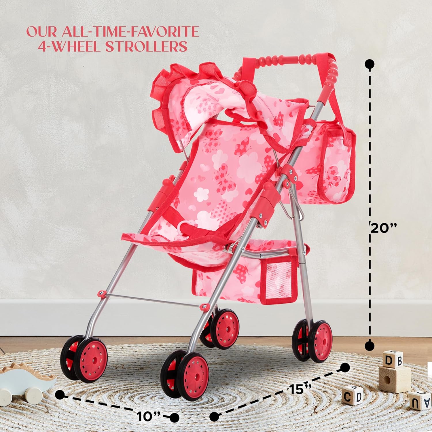 Dolls To Play - Baby Pushchair Set