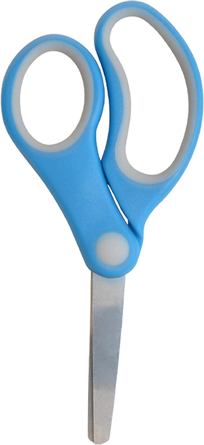 30 Pack 5"Blunt Tip Handed Scissors, Ages 4-8