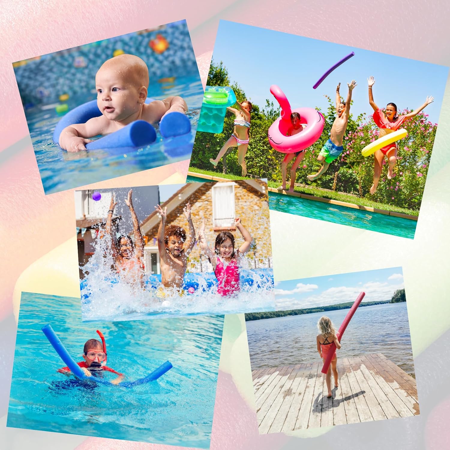 5 Pack 52" Pool Noodles