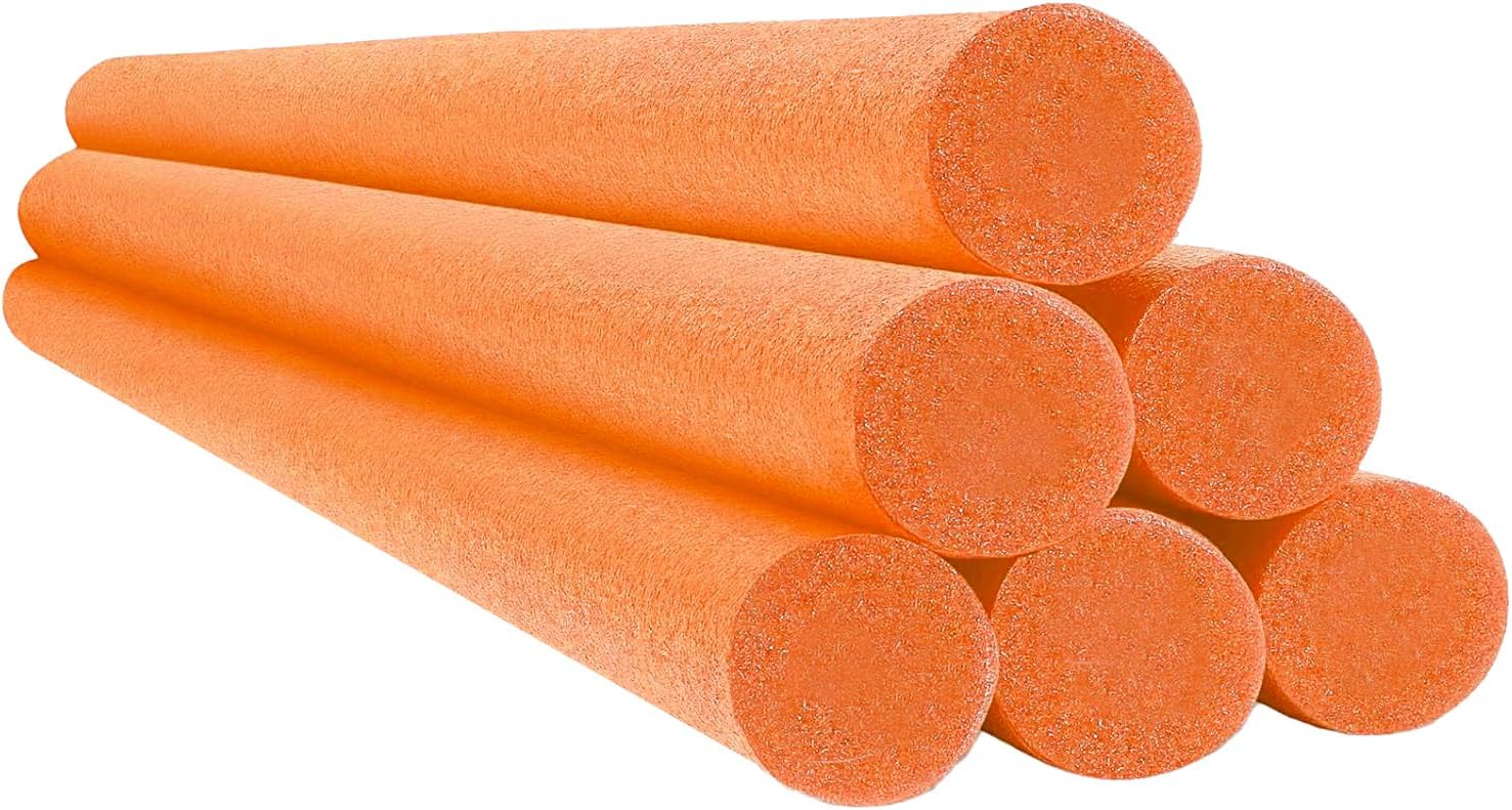 52" Orange Pool Surface Swimming Tube