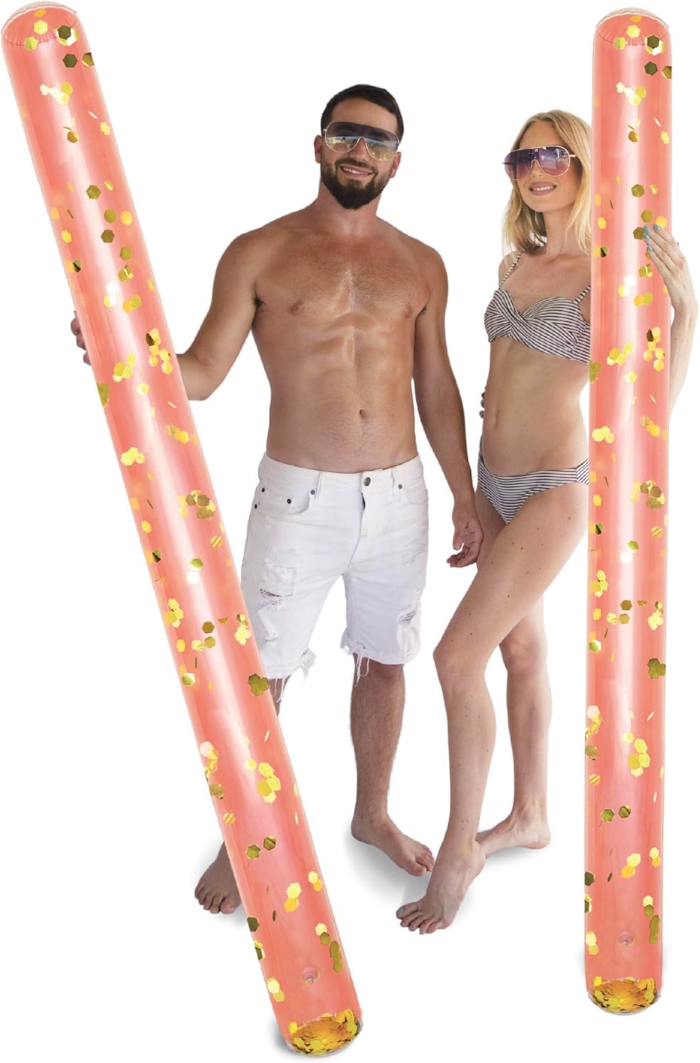 2 Pack 74" Inflatable Giant Pool Float