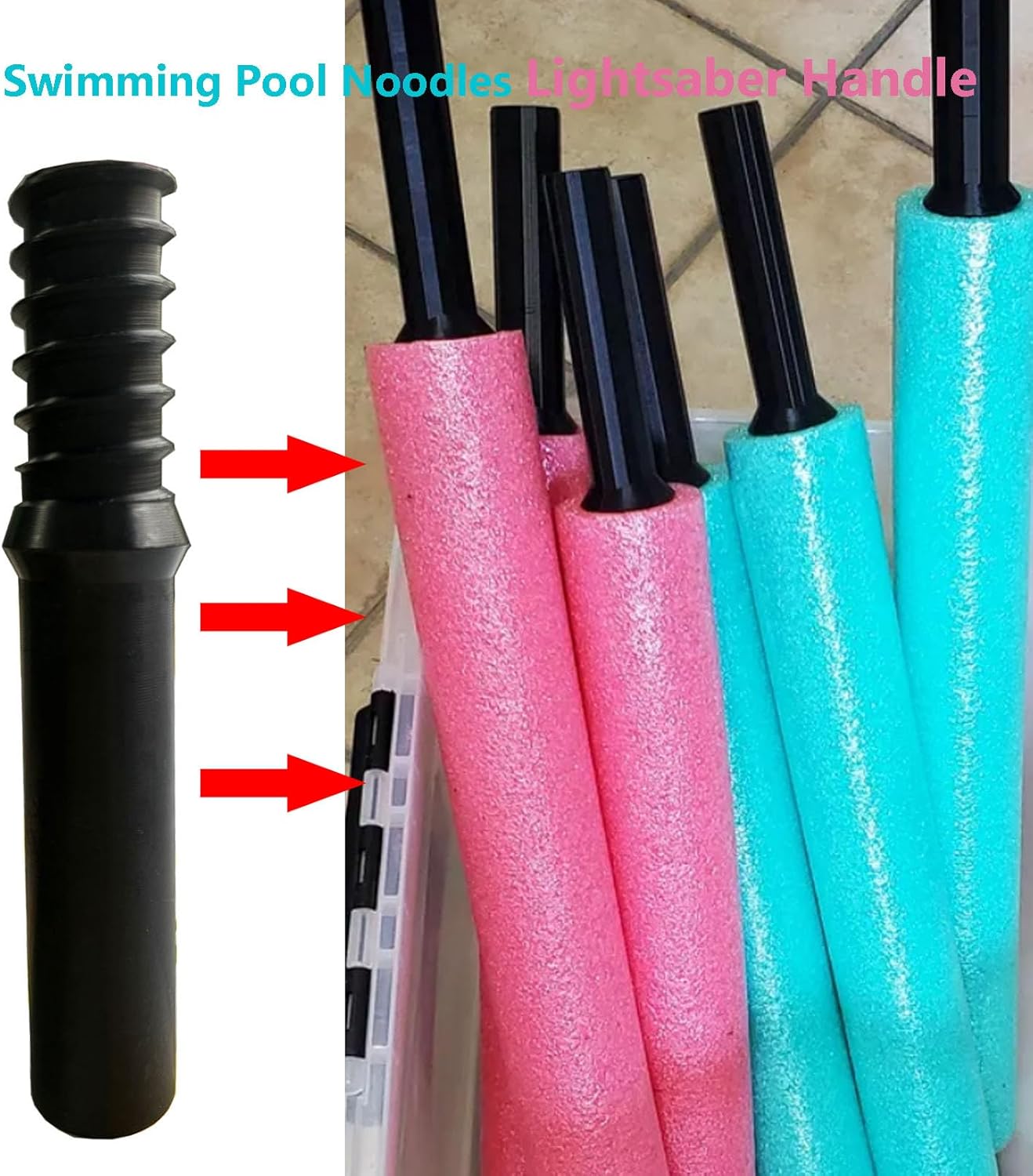 Sword Handle for Pool Noodles