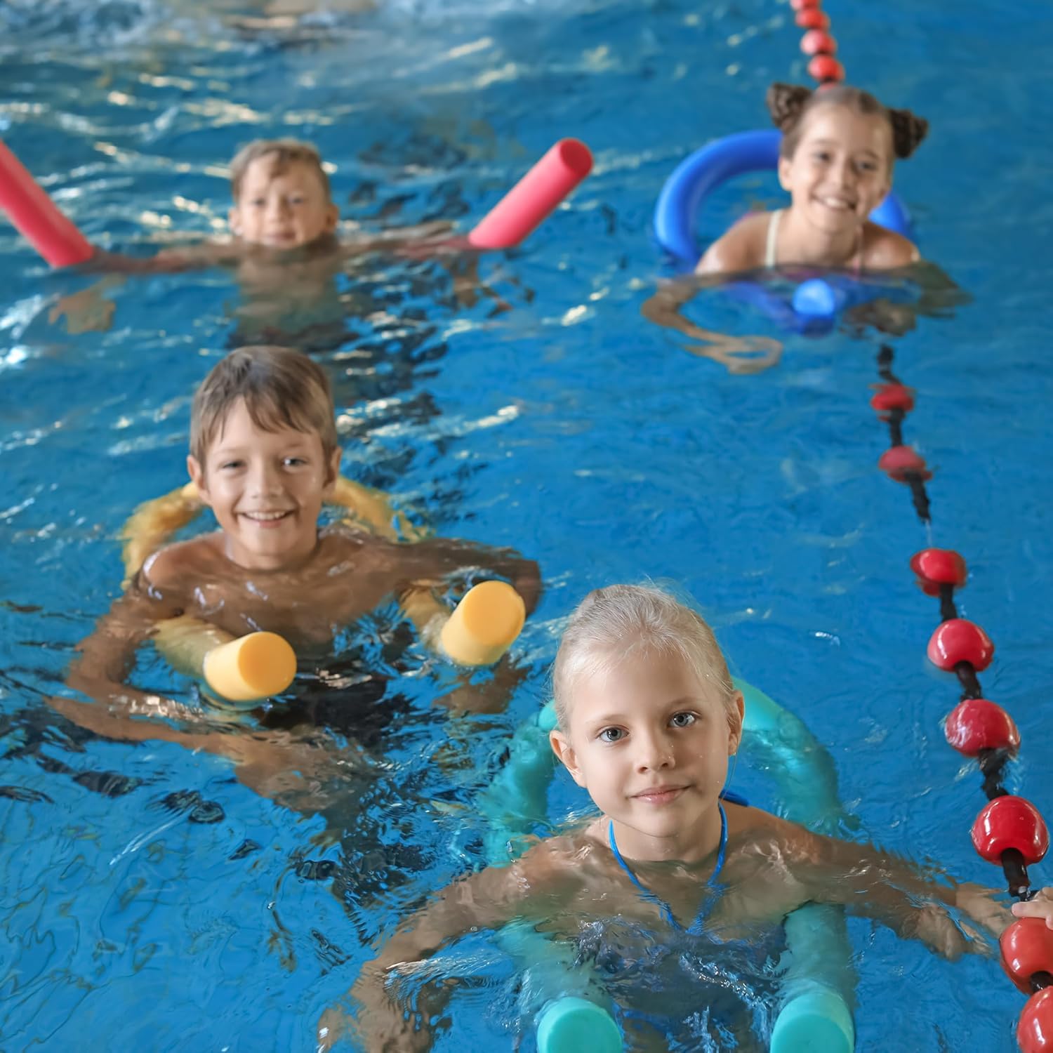 3 Pack 55" Solid Deluxe Foam Pool Swimming