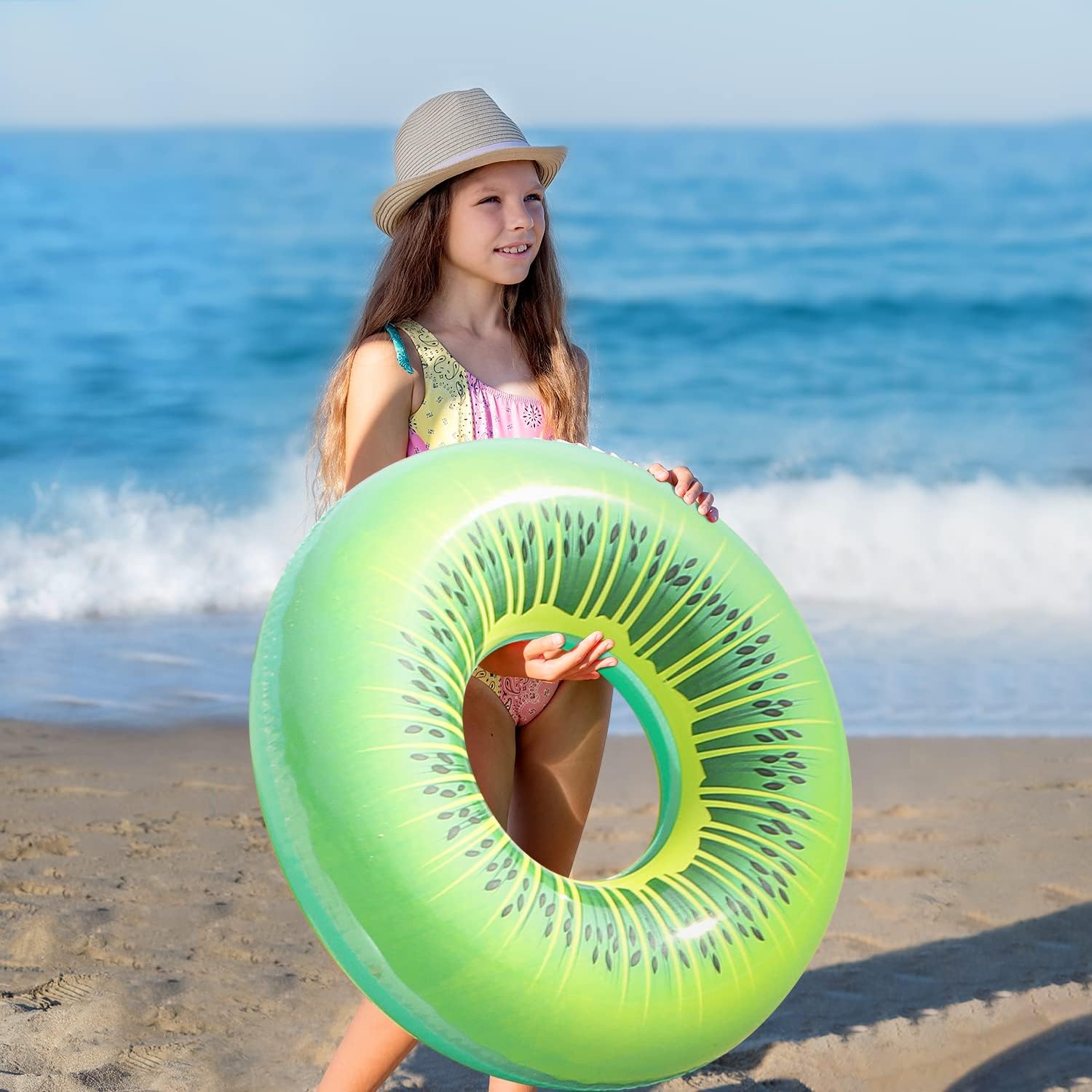 6 Pack Children's Pool Pontoon Boat