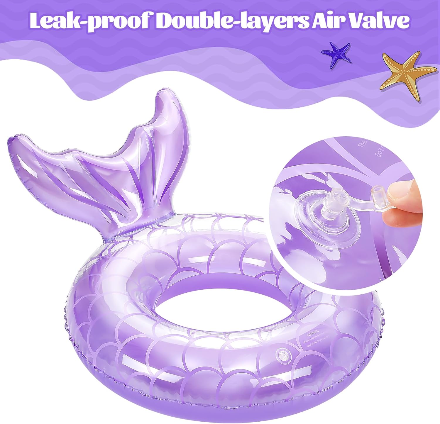 Inflatable Swimming Ring, Cute Pool Floating Tube