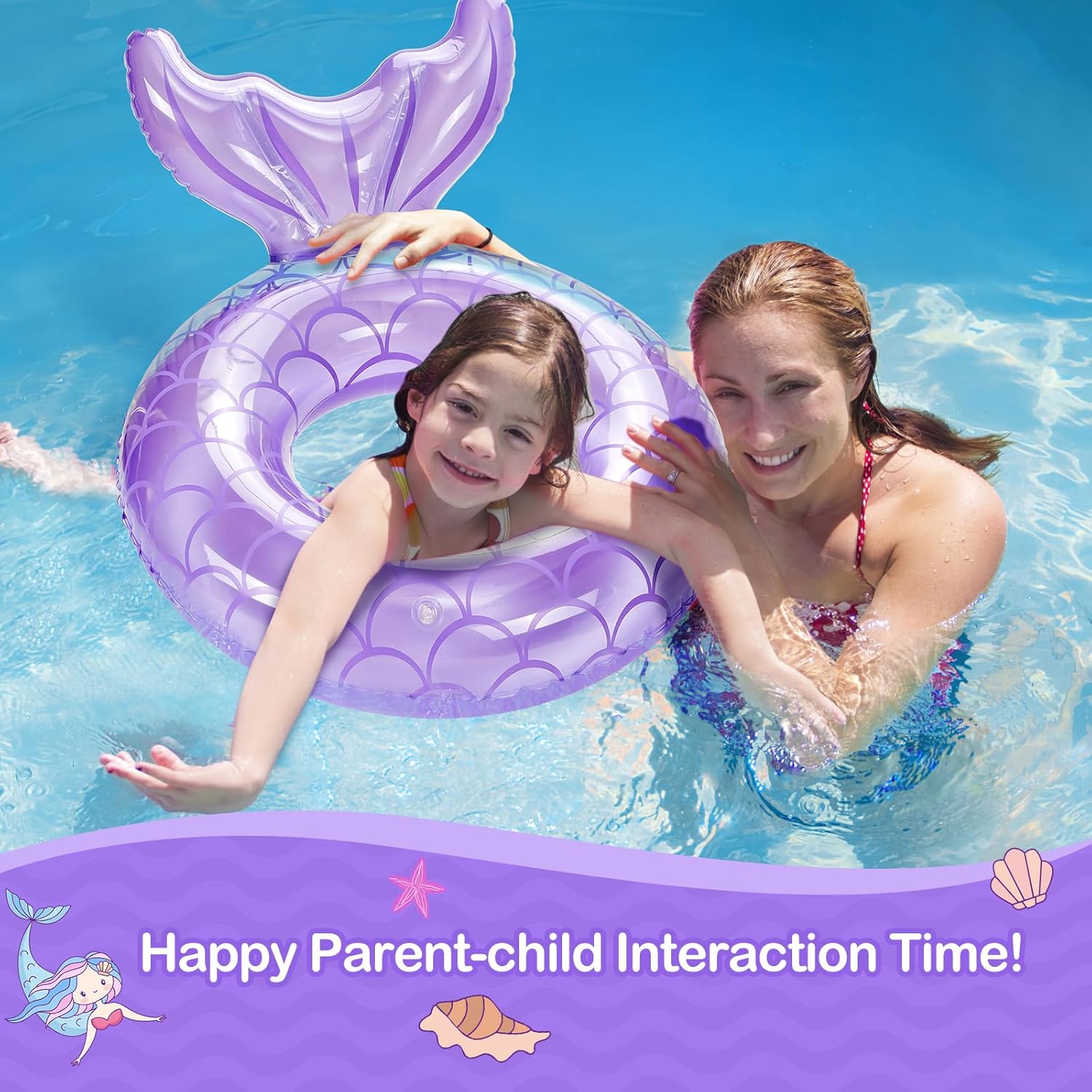 Inflatable Swimming Ring, Cute Pool Floating Tube