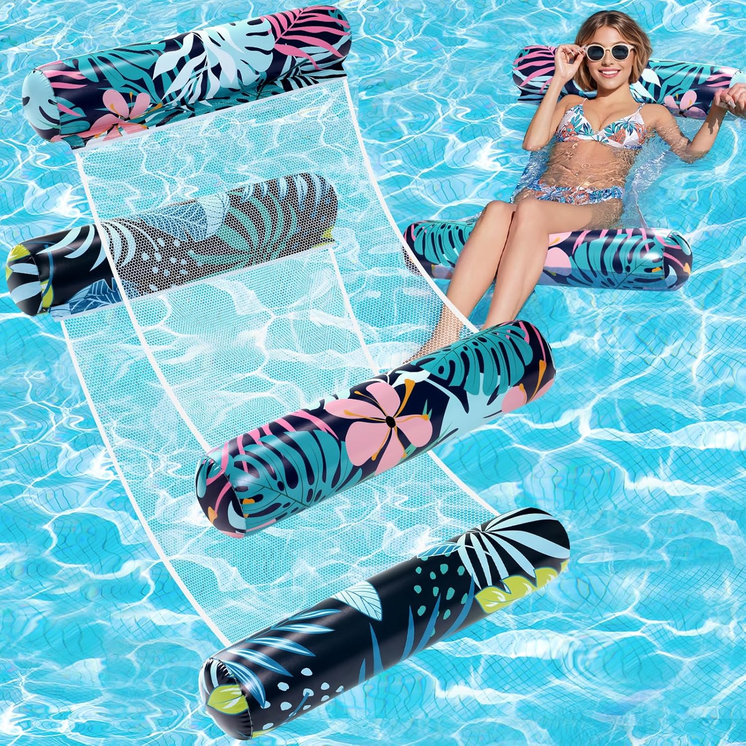 4 in 1 2 Pack Adult Pool Pontoon