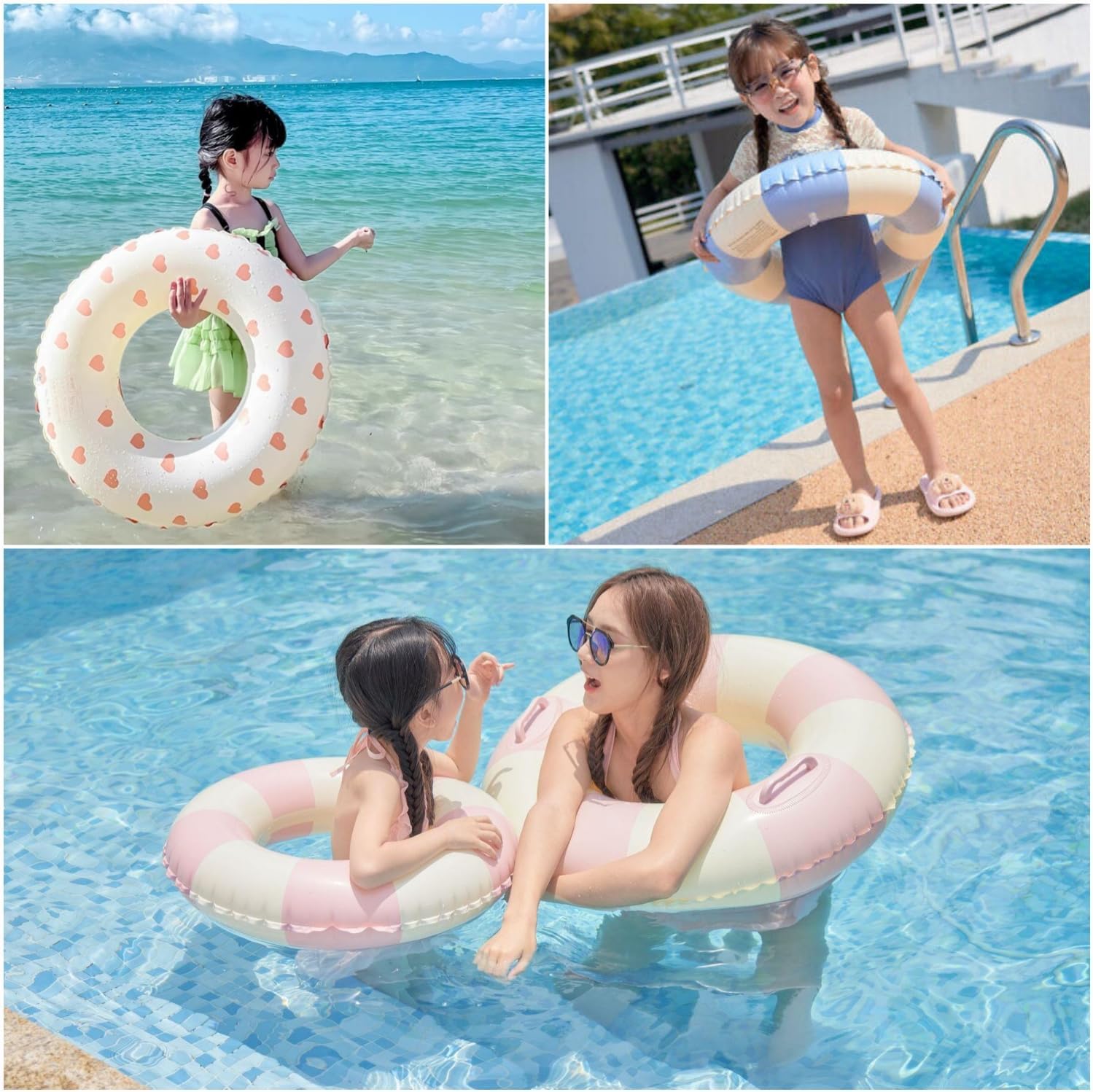 Pool Pontoon Boat for 5-10 Years Old