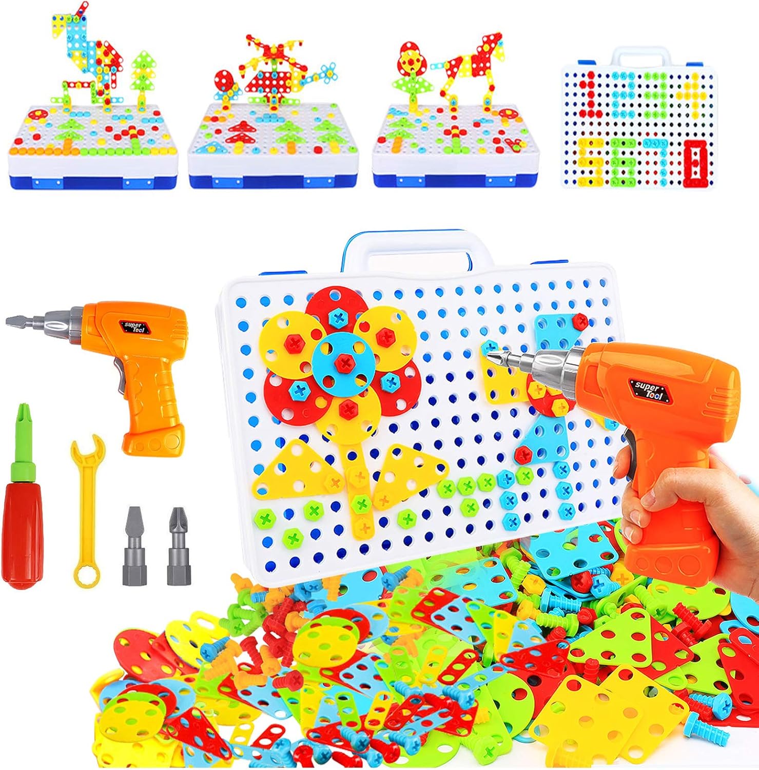 STEM Construction Games TOYS, Design and Drill Toys