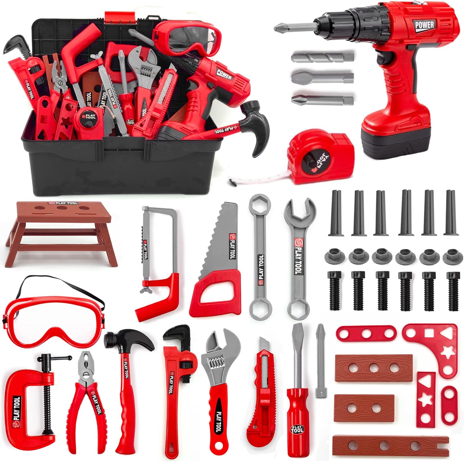 48 Pack Children's Tool Set