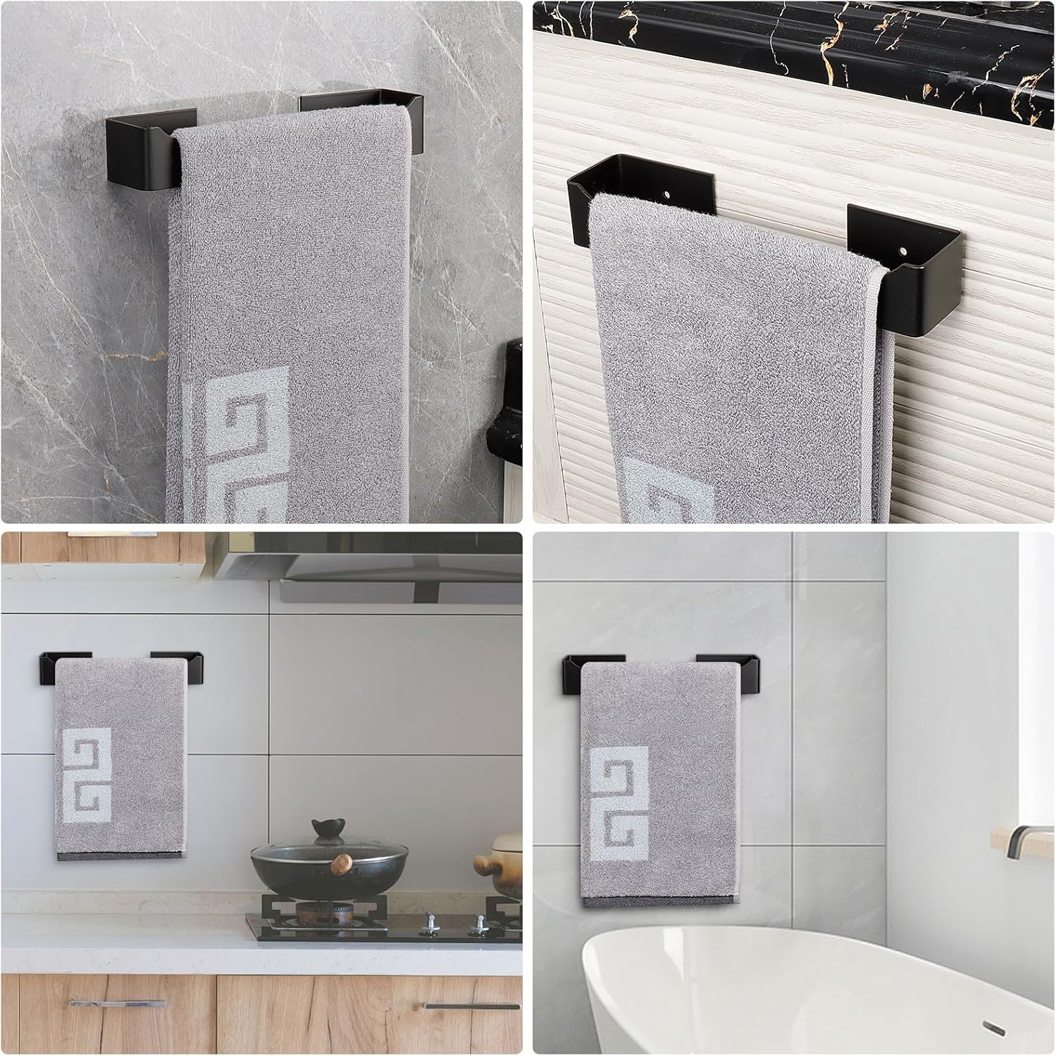9” Self-Adhesive Hand Towel Holder
