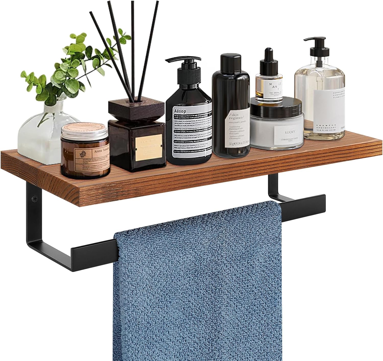 30.48 cm Towel Rack with Shelf