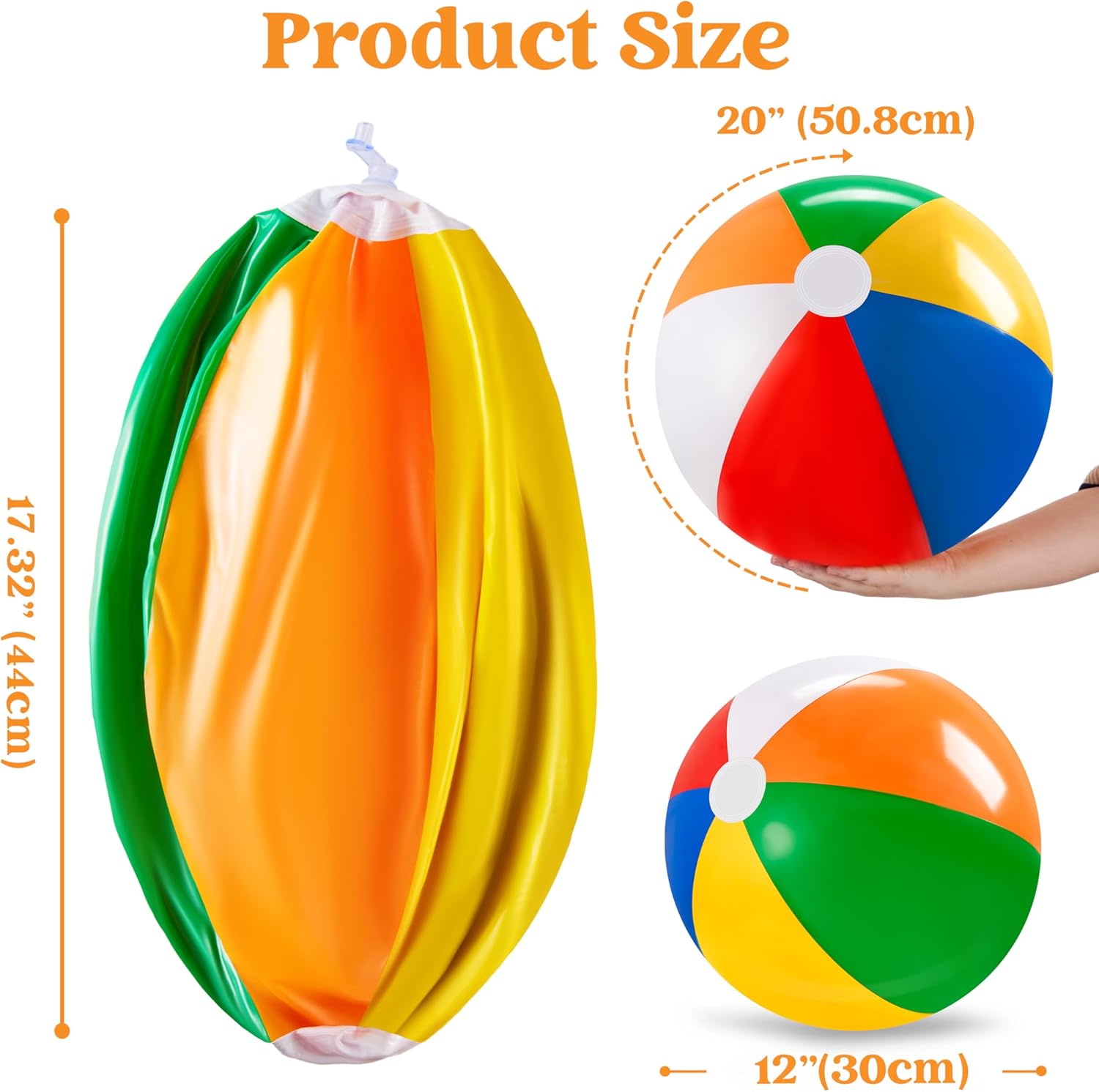 2 Pack 20" Beach Balls