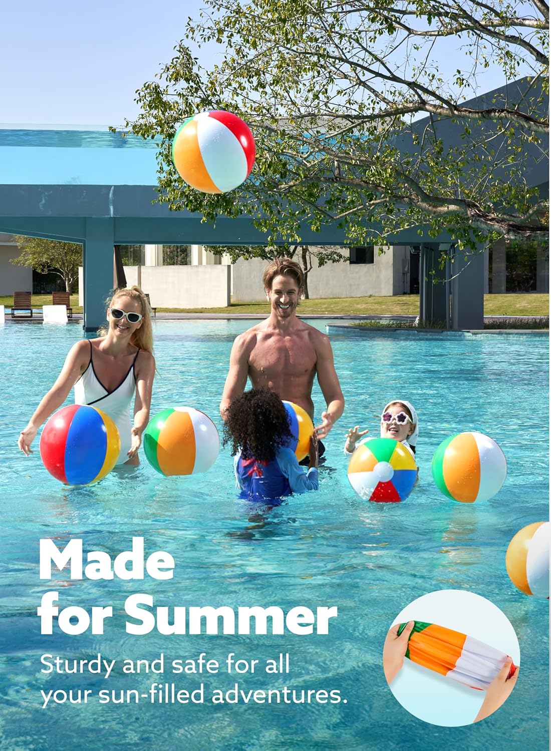 2 Pack 20" Beach Balls