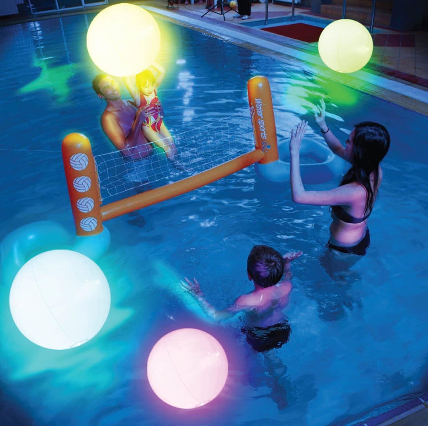 4 Pack Children's Light Up Beach Balls