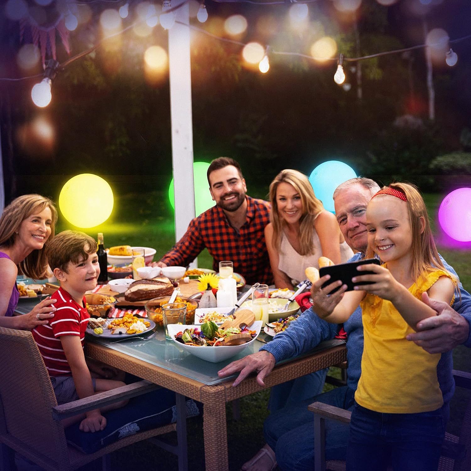 4 Pack Children's Light Up Beach Balls