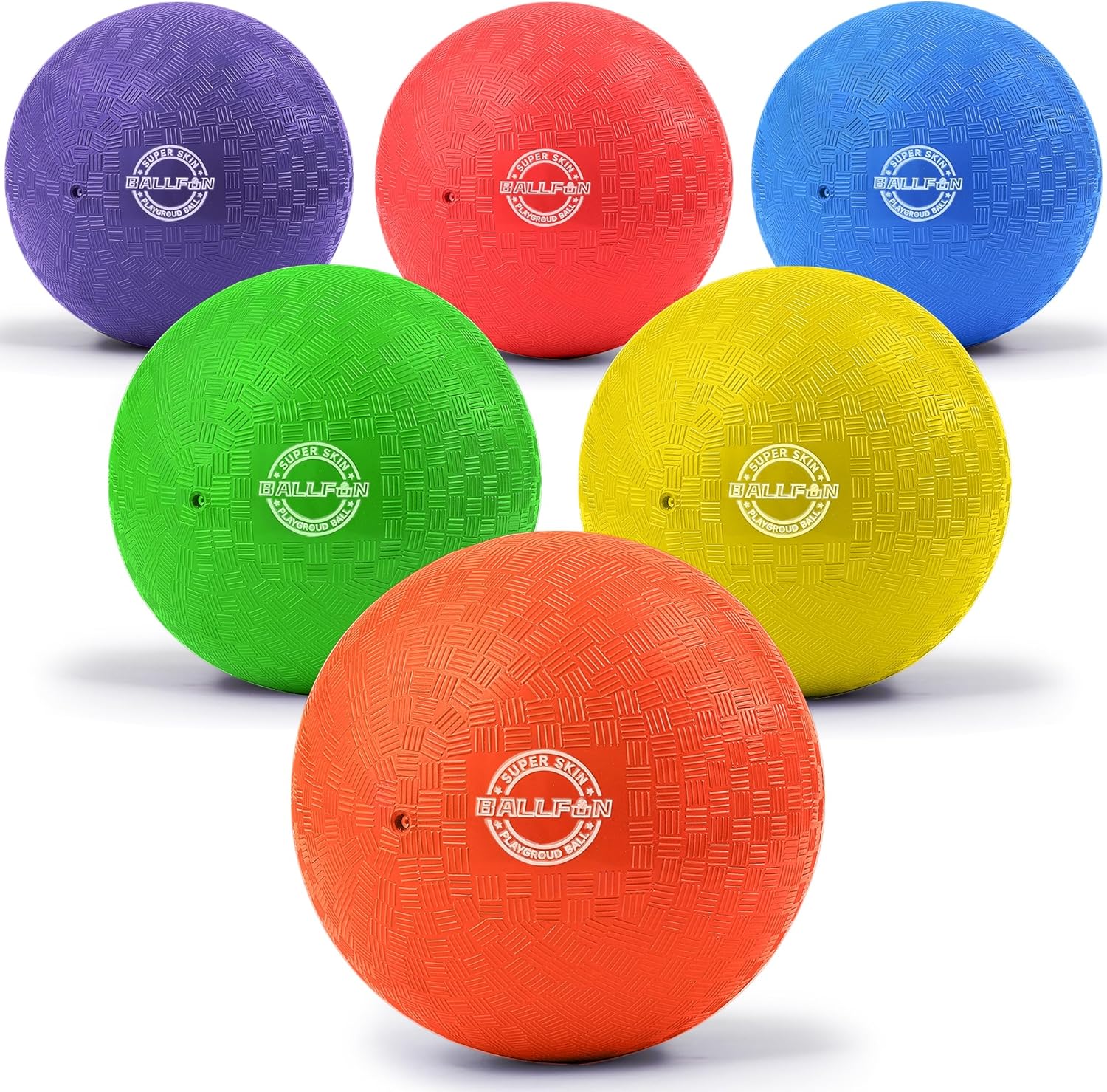 Dodgeball Set, Bouncing Kickball Handballs, Pump & Mesh Bag Included