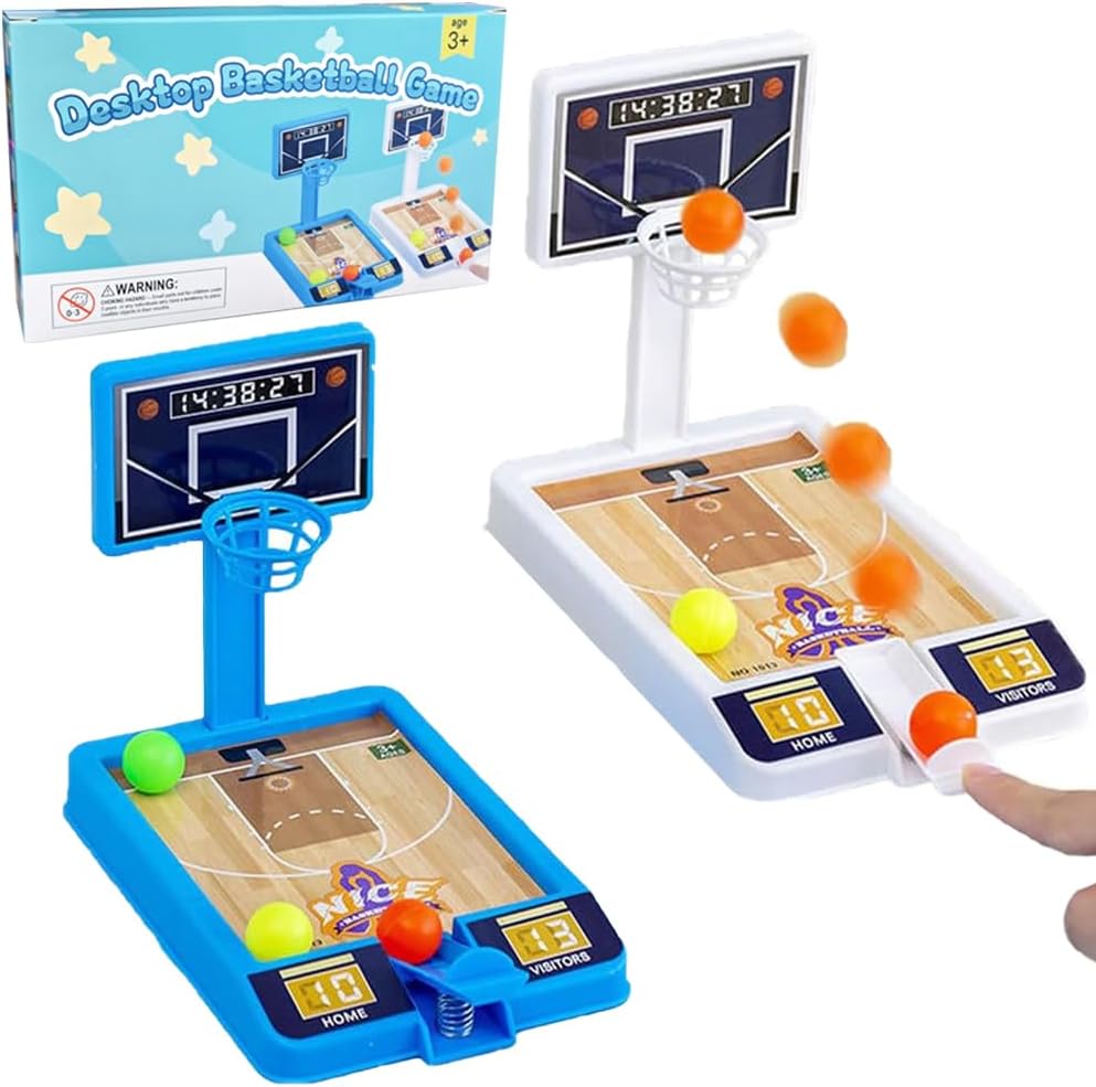 2 Pack Basketball Game Toys, Tabletop Shooting Game