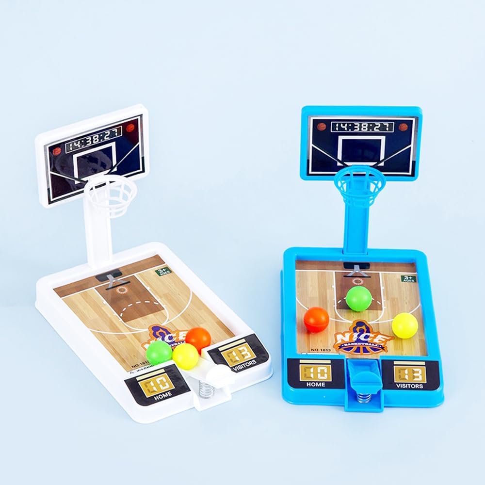 2 Pack Basketball Game Toys, Tabletop Shooting Game