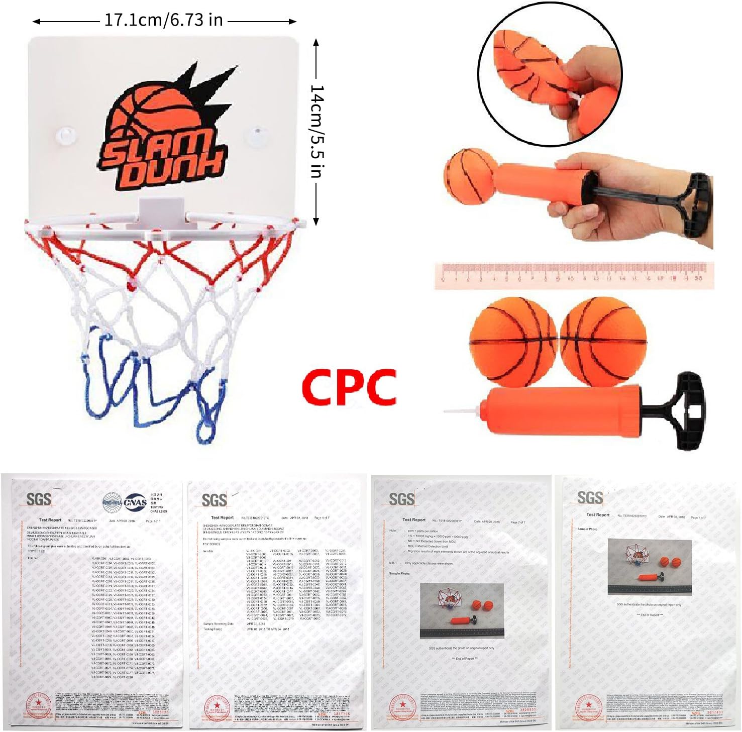 Mini Basketball Stress Reducing Game, Home Decor