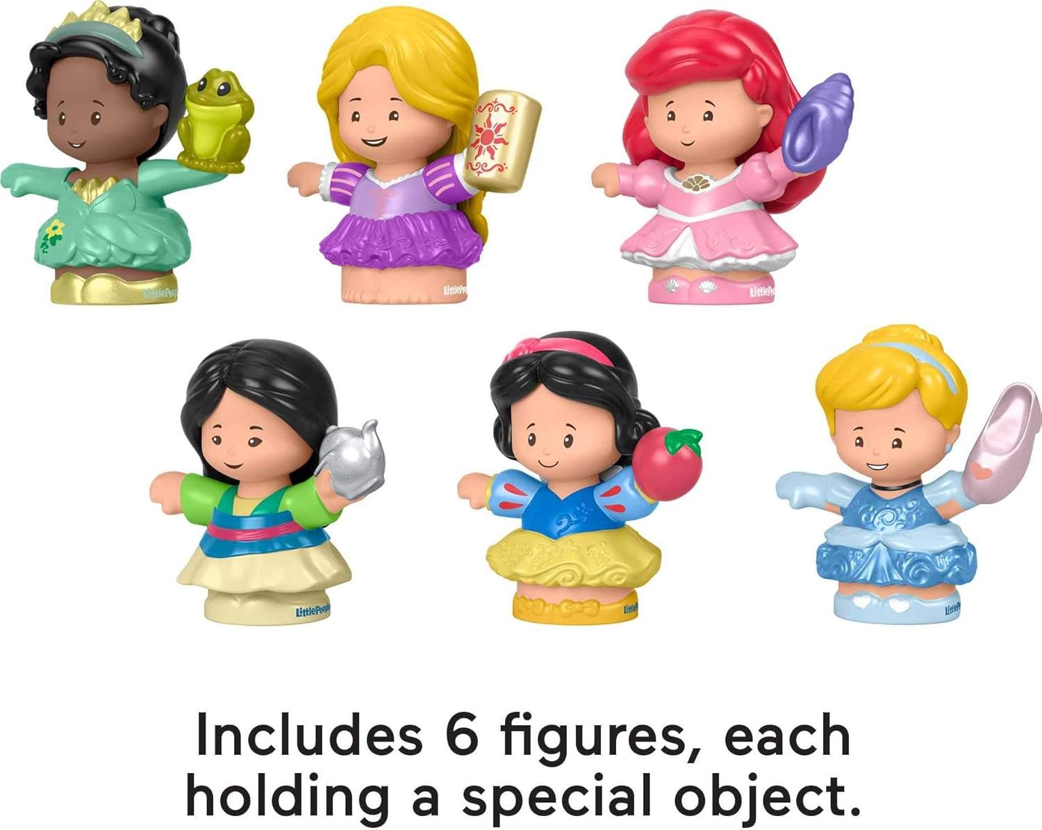 Little People Disney Princess Set, 6 Dolls