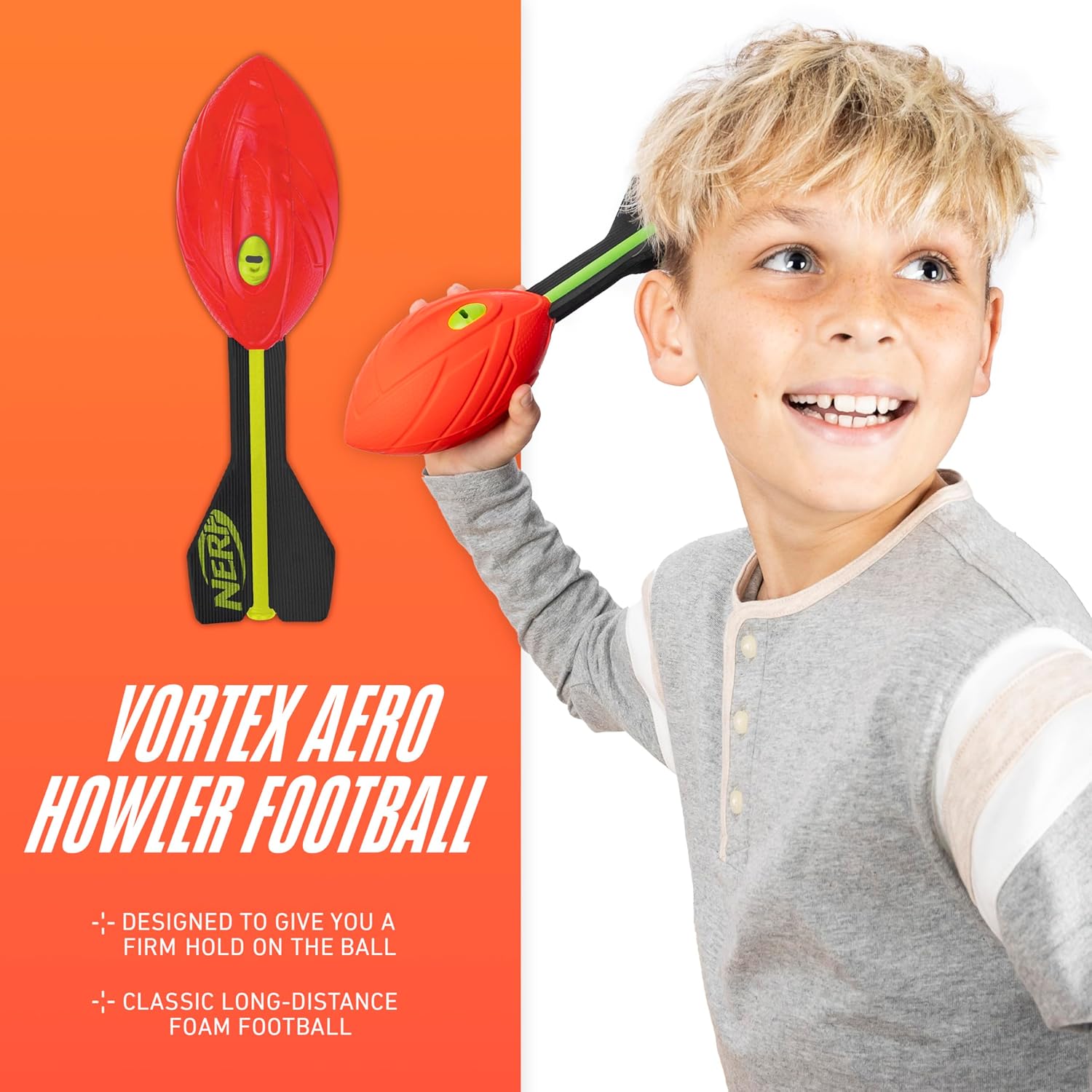 Vortex Aero Howler Foam Ball, Long Distance Soccer Ball