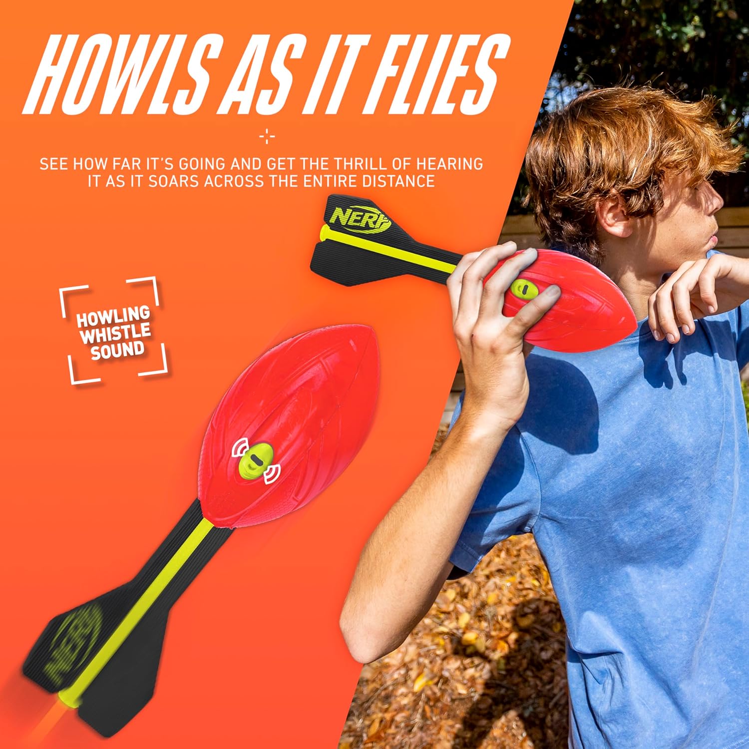 Vortex Aero Howler Foam Ball, Long Distance Soccer Ball