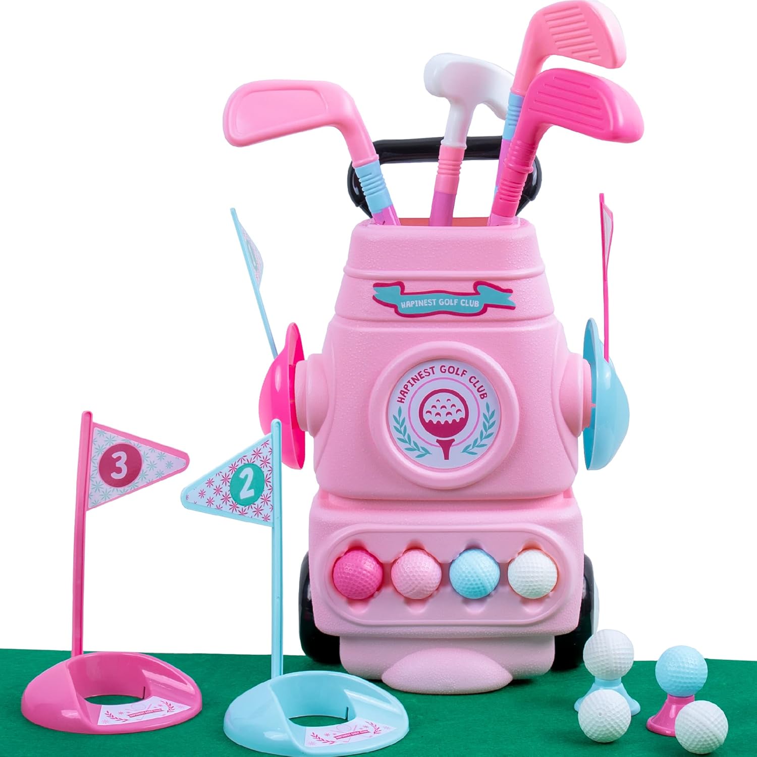 Hapinest Girls Toddler Golf Set, Mini Golf Set for Kids