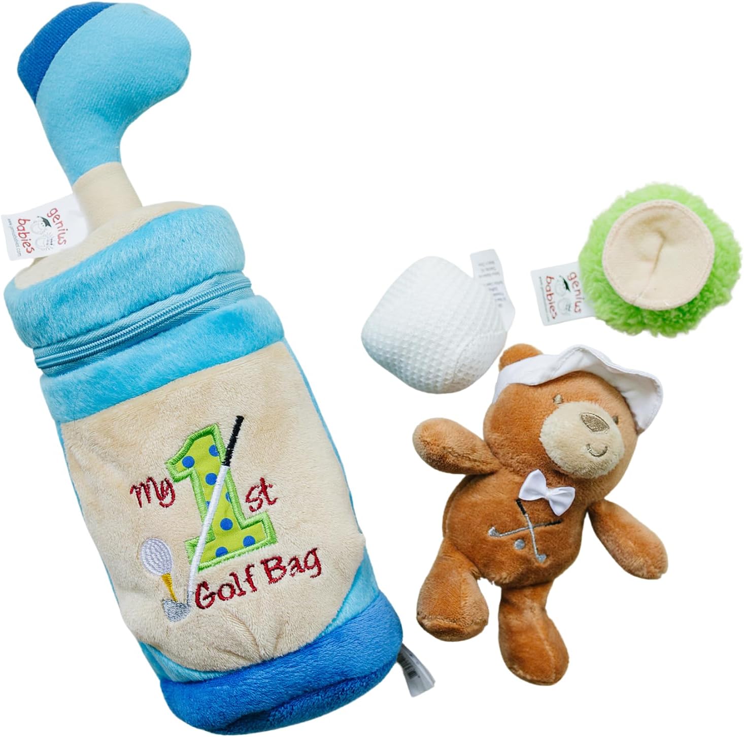 Genius Baby Golf Bag, Teddy Bear, Lightweight Golf Bag