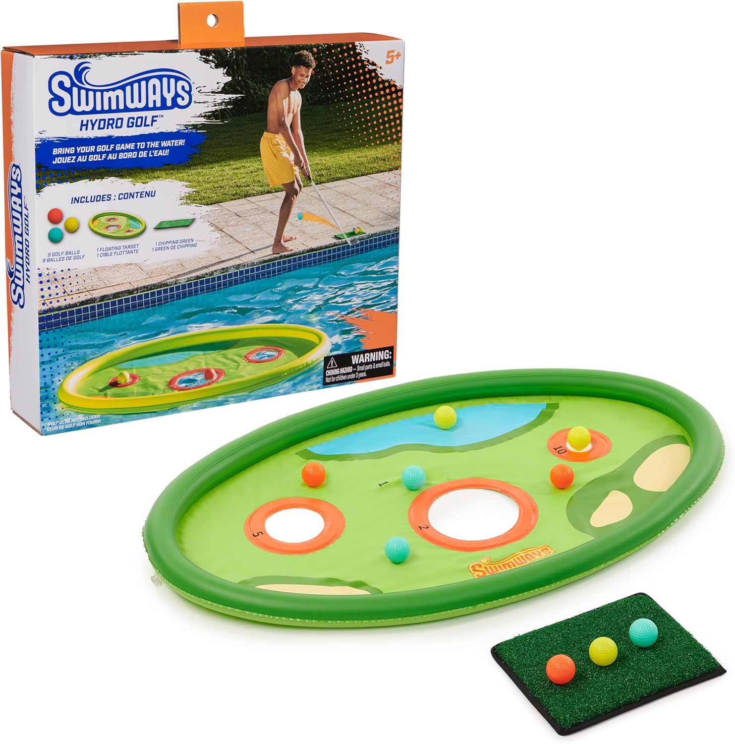 Hydro Golf, Floating Pool Game, Ages 5 and Up