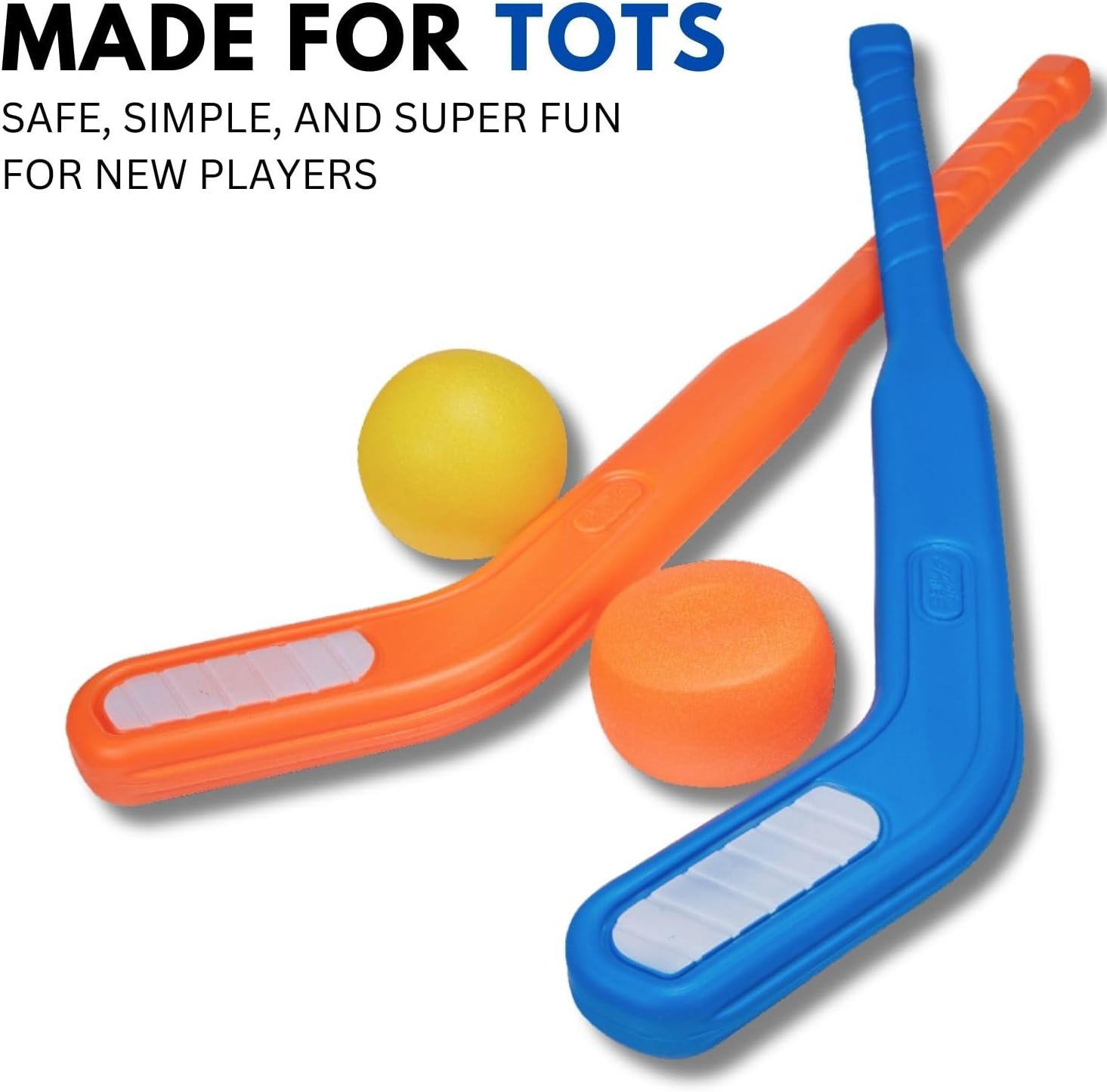Kids Floor Hockey Stick Set, 28 Inch, Indoor Outdoor Toys