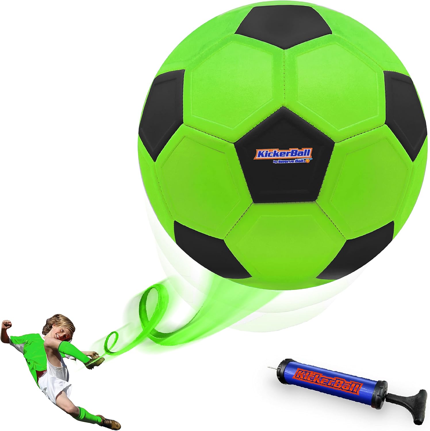 Kickerball Swerve and Curve Soccer Ball, Special Panels